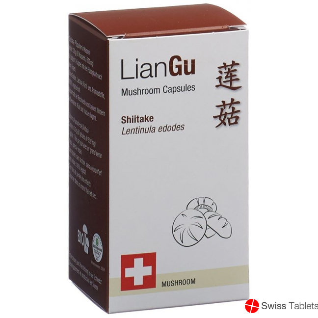 LianGu Shiitake Mushrooms Capsules Can 60 Pieces buy online