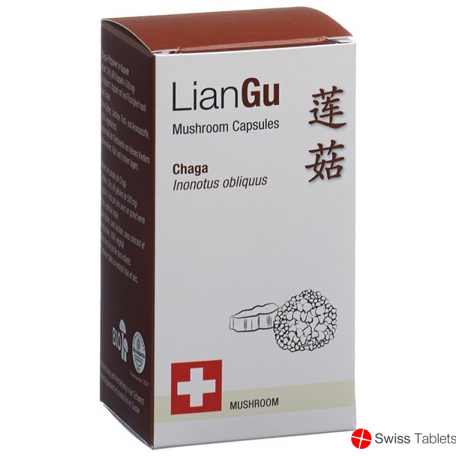 LianGu Chaga Mushrooms Capsules Can 60 Pieces buy online