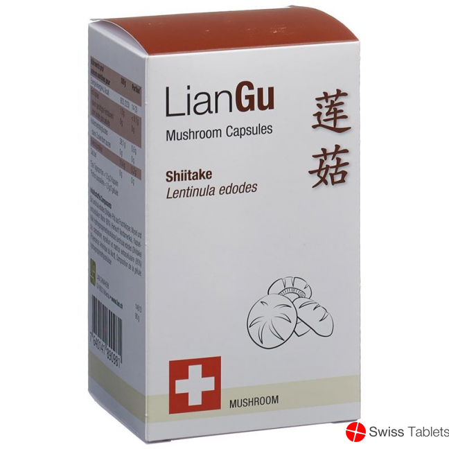 LianGu Shiitake Mushrooms Capsules Can 180 Pieces buy online