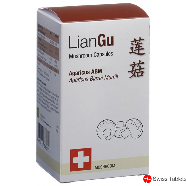 LianGu Agaricus Abm Mushrooms Capsules Can 180 Pieces buy online