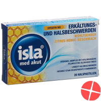 Isla Med acute lozenges citrus honey 20 pieces Isla Med acute lozenges citrus honey 20 pieces