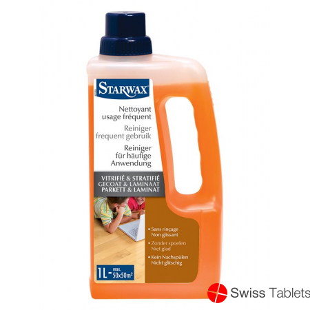 Starwax Reiniger Haeuf Anwend Parkett&laminat 1L buy online
