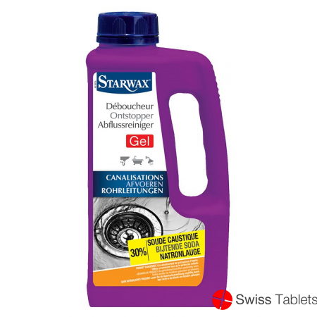 Starwax Gel Abflussreiniger Rohrleitungen Flasche 1L buy online