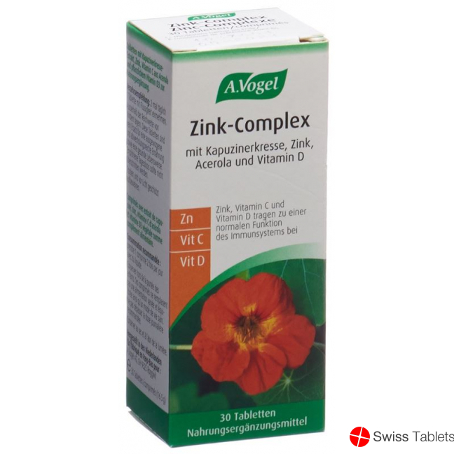 Vogel Zinc-Complex Tablets Glass bottle 30 pieces buy online