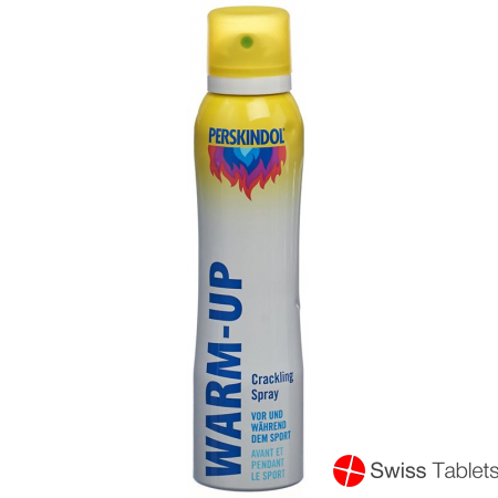 Buy online Perskindol Warm-up Crackling Spray 150ml at SWISS TABLETS