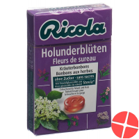 Ricola elderflower candies without sugar with stevia Box 50 g