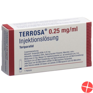 Terrosa Injektionslösung 250mcg/ml Patrone 2.4ml