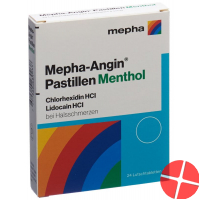 Mepha Angin lozenges Menthol 24 pcs