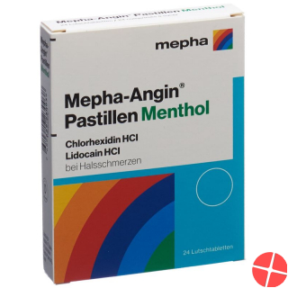 Mepha Angin lozenges Menthol 24 pcs