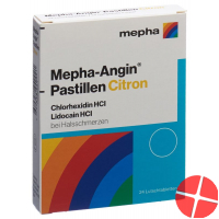 Mepha-angin Pastillen Citron 24 Stück