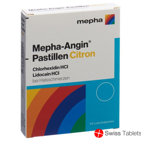 Mepha-angin Pastillen Citron 24 Stück buy online