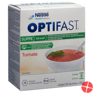 Optifast Soup tomato 8 bags 55g