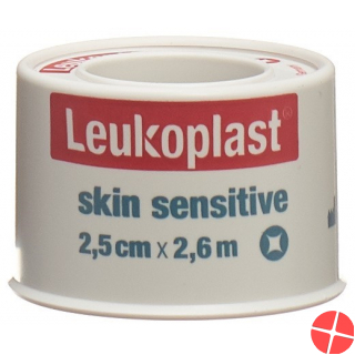 Leukoplast Skin Sensitive 2.5cmx2.6m Roll