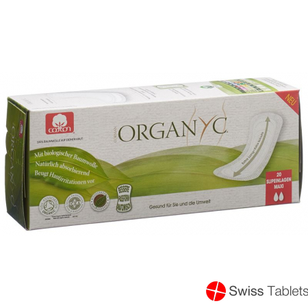 Organyc Slipeinlagen Maxi Extra Lang 20 Stück buy online