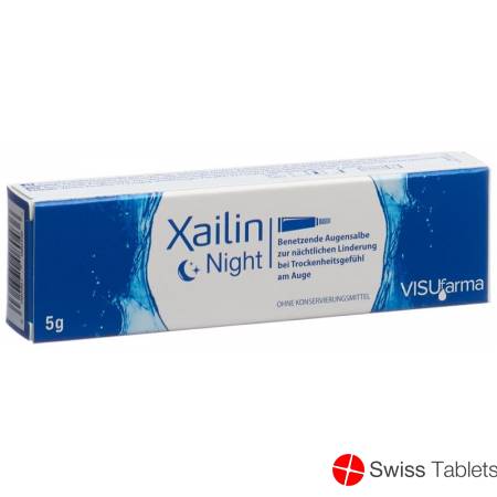 Xailin Night Benetzende Augensalbe 5g buy online