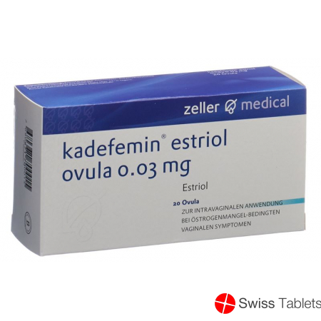 Kadefemin Estriol Ovula 0.03mg 20 Stück buy online