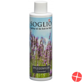 Soglio 200 ml lavender care milk bottle