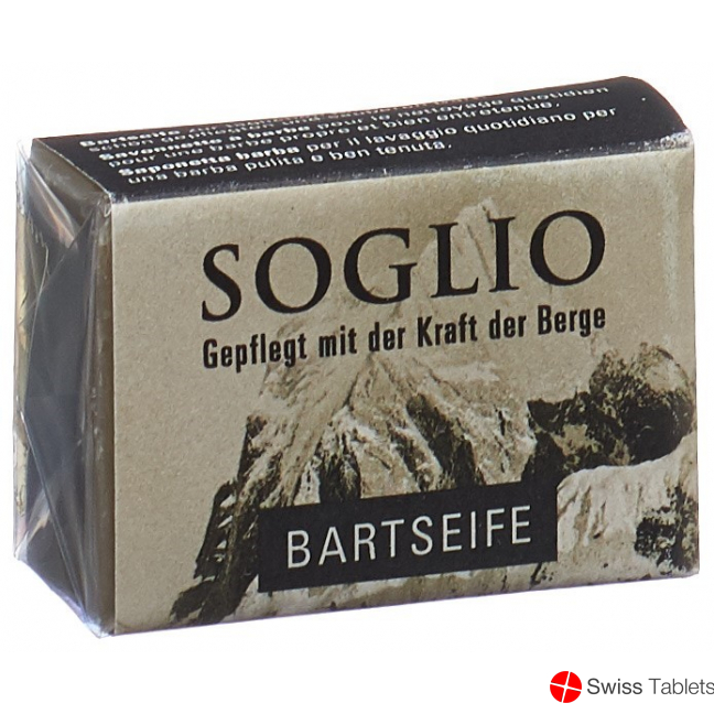 Soglio Bartseife ohne Dose 45g buy online