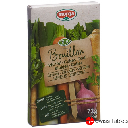 Morga Gemüse Bouillon Würfel Go Clean Bio 8 Stück buy online