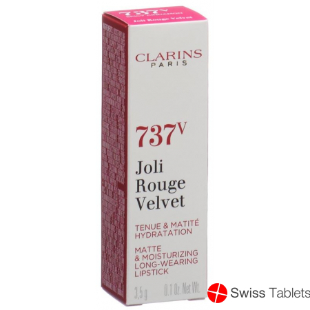 Clarins Joli Rouge Velvet No 737v buy online