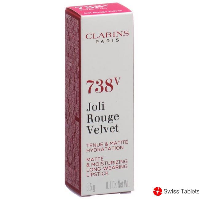 Clarins Joli Rouge Velvet No 738v buy online