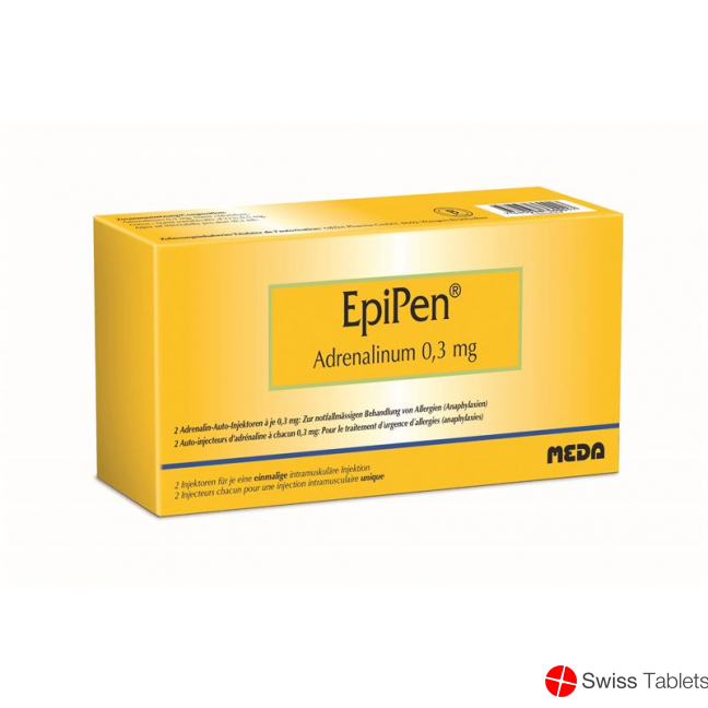 Epipen Injektionslösung 0.3mg Auto Injektor 2 Stück buy online