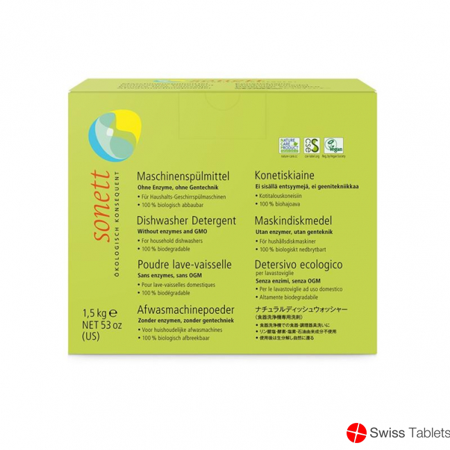 Sonett Maschinenspülmittel Pulver 1.5kg buy online