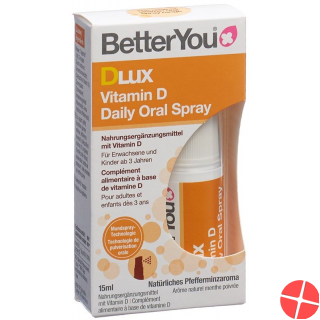 BetterYou DLux Vitamin D Daily Oral Spray 15ml