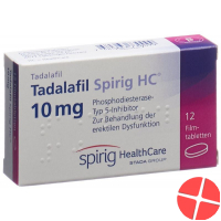 Tadalafil Spirig HC Filmtabletten 10mg 12 Stück