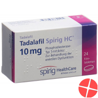 Tadalafil Spirig HC Filmtabletten 10mg 24 Stück