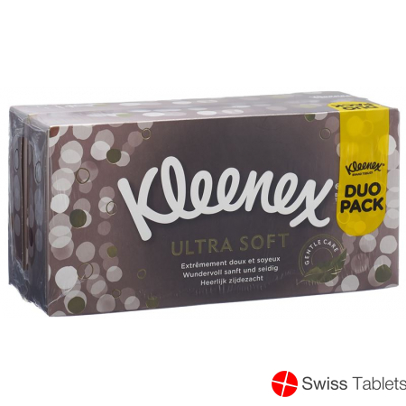Kleenex Ultrasoft Kosmetiktuech Box Duo 2x 72 Stück buy online