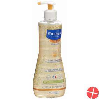 Mustela 500 ml cleansing oil dry skin