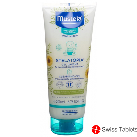 Mustela Stelatopia Waschcr Atopie Haut (n) 200ml buy online