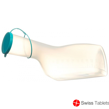 Gribi Urinflasche Männer 1L Polypropy Deckel Grad buy online