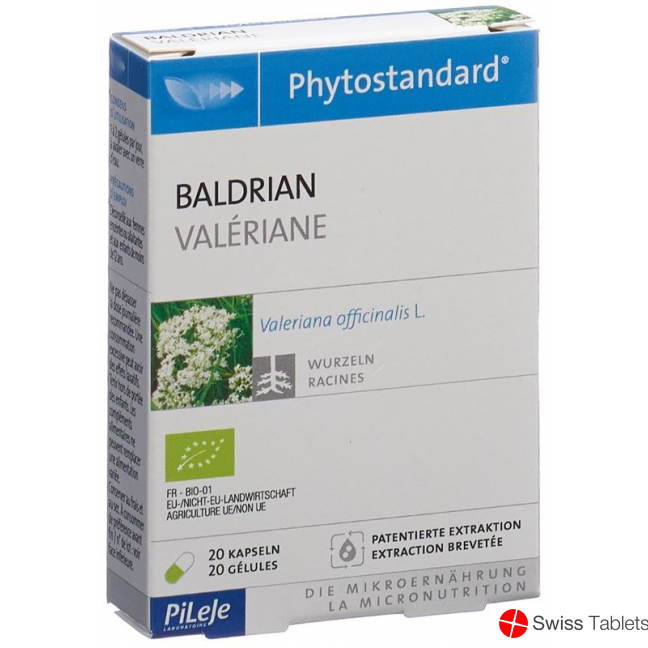 Phytostandard Baldrian Kapseln Bio 20 Stück buy online