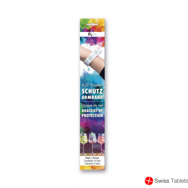 Xantus K.o.-tropfen Schutz-Armband 2 Stück buy online