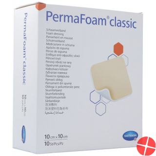 Permafoam Classic 10x10cm Steril 10 Stück