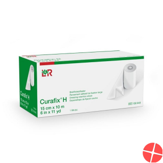 Curafix H wide fixing plaster 15cmx10m roll Curafix H wide fixing plaster 15cmx10m roll