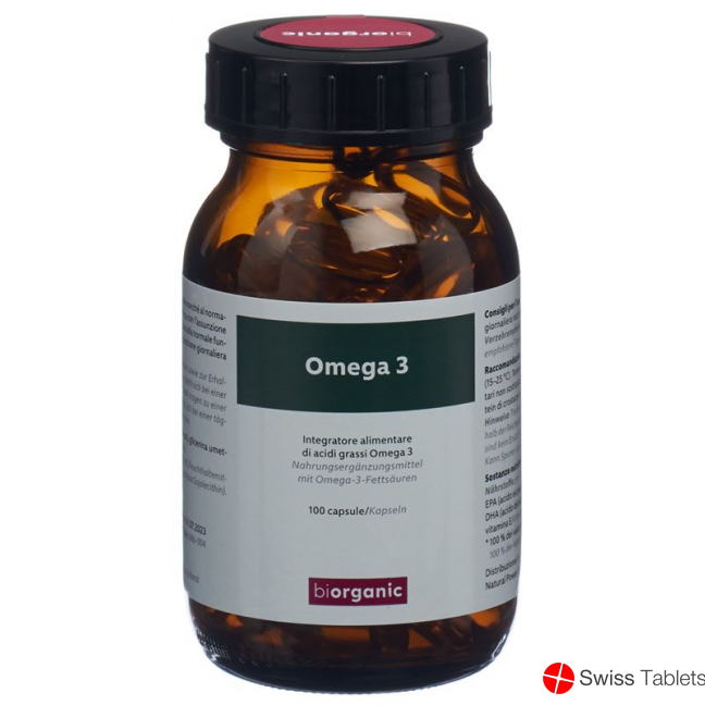 Biorganic Omega-3 Kapseln I/d Dose 100 Stück buy online