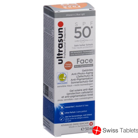 Ultrasun Face Anti-Pigmentation SPF 50+ Honey 50ml buy online