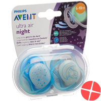 Avent Philips Schnul Ultra Air Ni 6-18m Boy Ste/vo