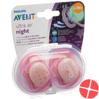 Avent Philips Schnul Ultra Air Ni 6-18m Gi Ste/kat