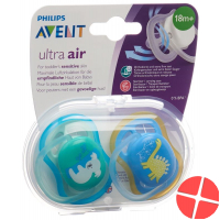 Avent Philips Schnul Ultra Air 18m+ Boy Dino/koala