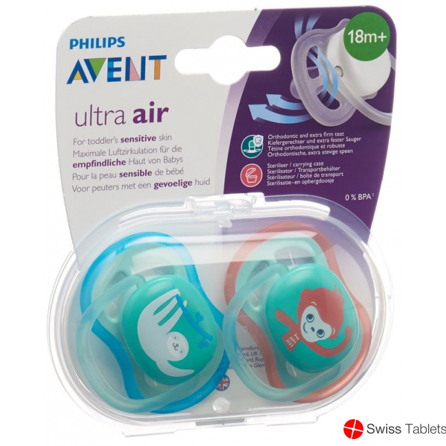 Avent Philips Schnul Ultra Air 18m+ Neu Fault/affe buy online