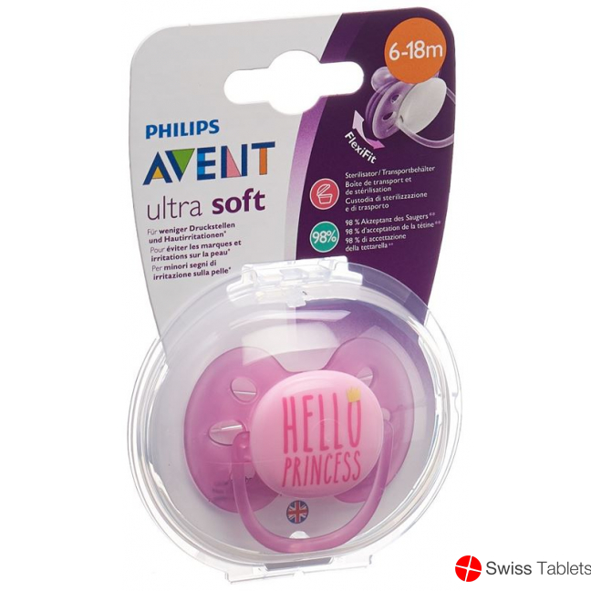 Avent Philips Schnuller Ultrasoft 6-18m Girl buy online