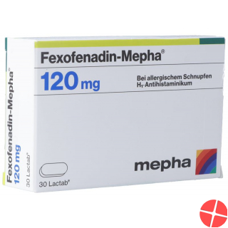 Fexofenadin Mepha Lactab 120mg 30 Stück