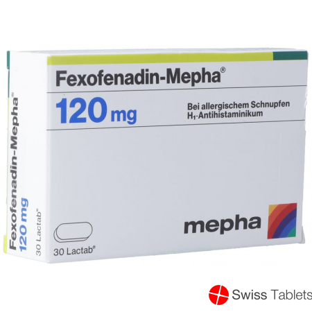 Fexofenadin Mepha Lactab 120mg 30 Stück buy online