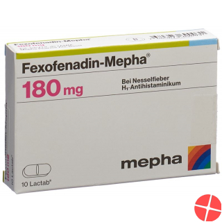 Fexofenadin Mepha Lactab 180mg 10 Stück