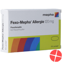 Fexo Mepha Allergie Lactab 120mg 10 Stück Fexo Mepha Allergie Lactab 120mg 10 Stück