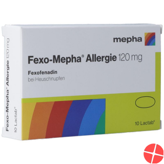 Fexo Mepha Allergie Lactab 120mg 10 Stück